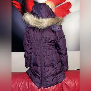 Juicy couture purple puffer jacket